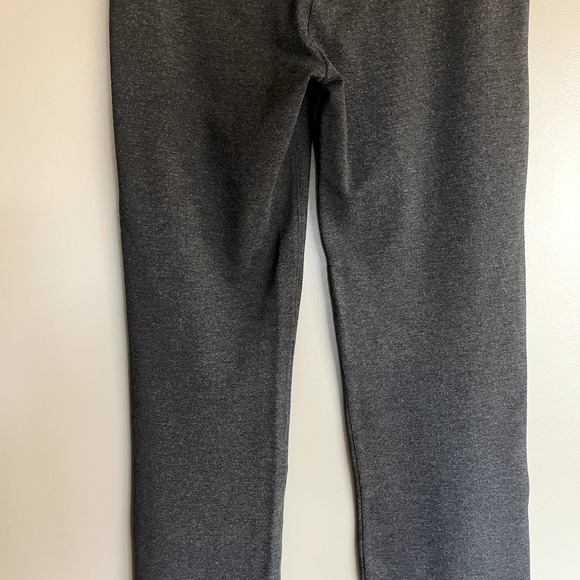Betabrand Straight-Leg Classic Dress Pant Yoga Pants Charcoal Grey Large Petite - Picture 14 of 15